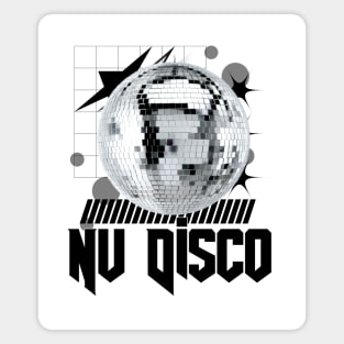 NU DISCO - ball (black) Magnet